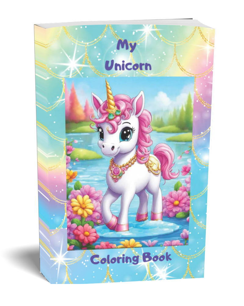 My Unicorn Coloring Book | Cover
