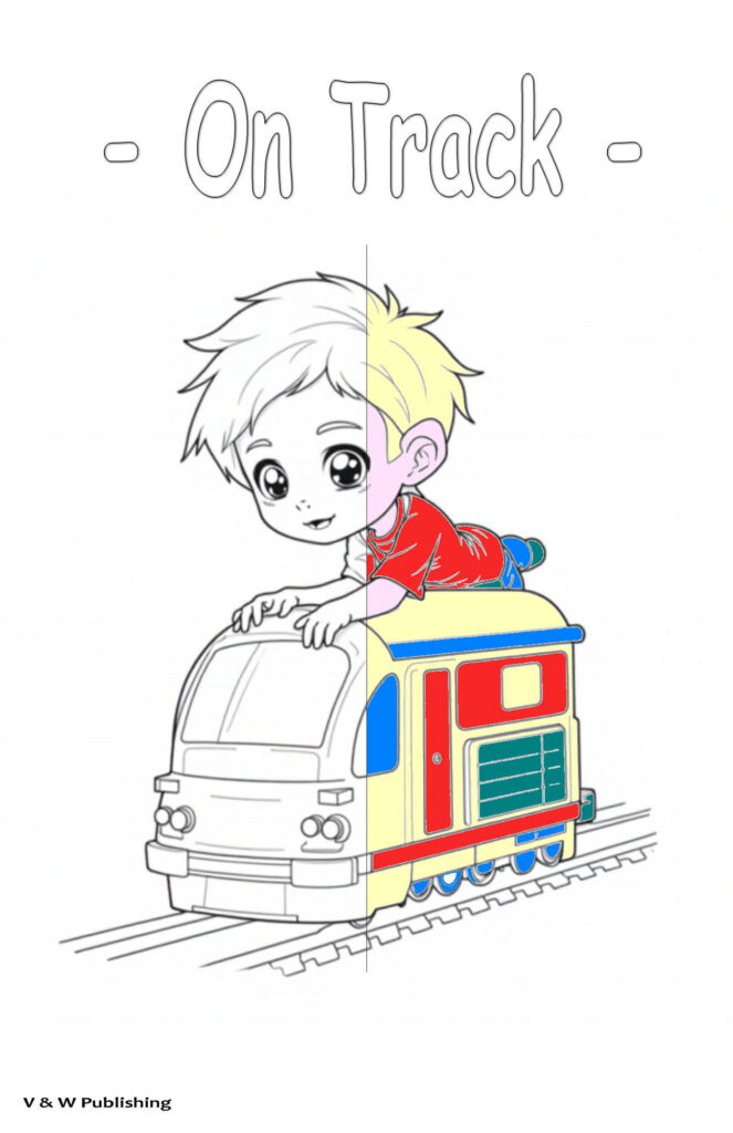Trains Coloring Book | Page ARC