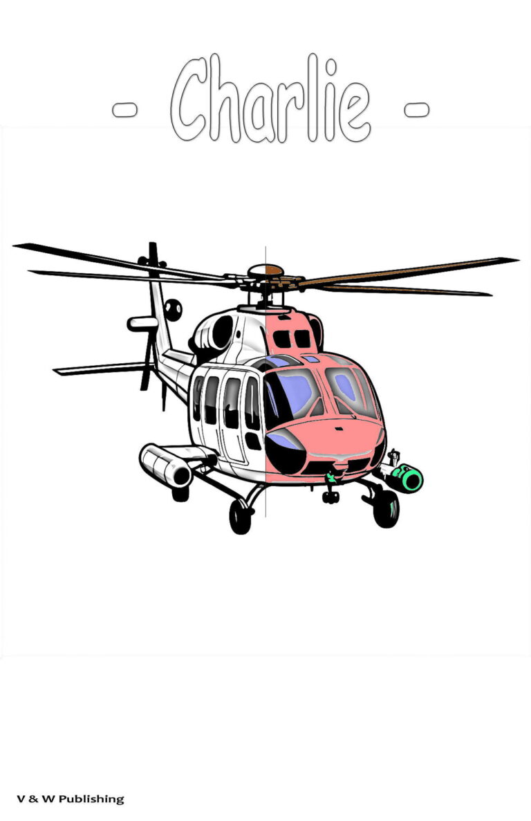 Helicopters Coloring Book | Page ARC