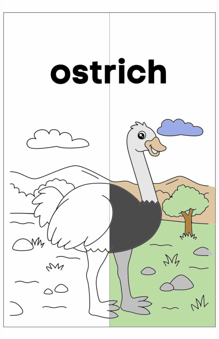 Animals Habitat Coloring Book | Page ARC