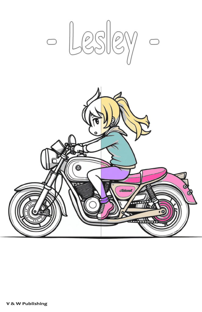 Motorcycles Coloring Book | Page ARC