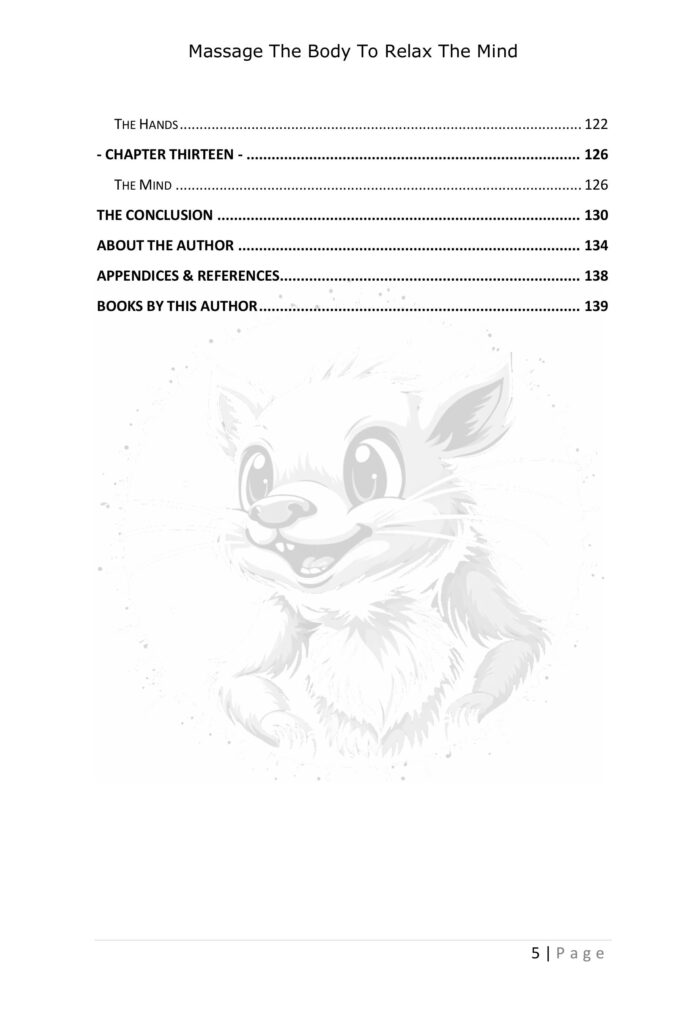 Massage The Body To Relax The Mind - Product Image