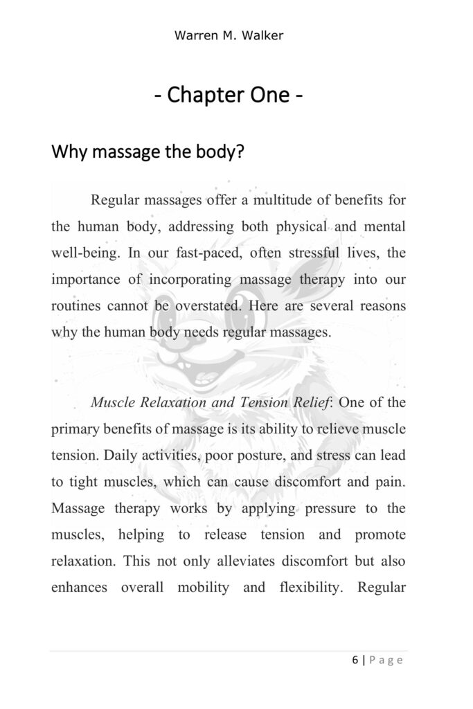 Massage The Body To Relax The Mind - Product Image