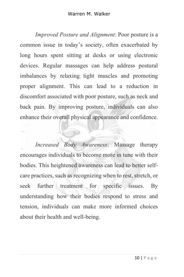 Massage The Body To Relax The Mind - Product Image