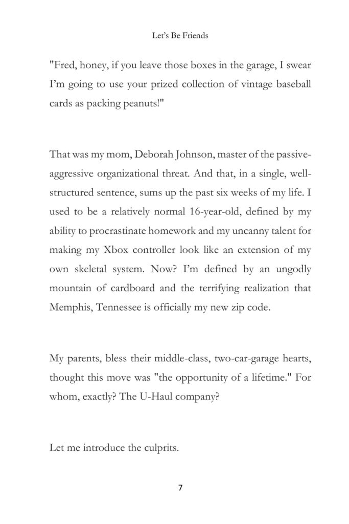 Lets Be Friends Short Story | ARC Page