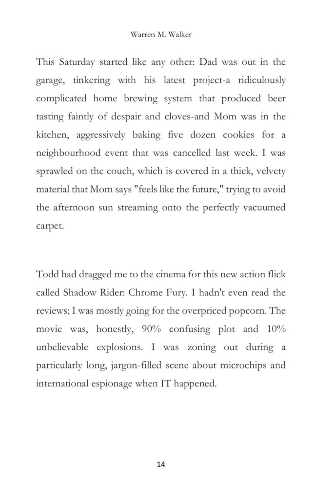 The Widowmake 1200 Short Story | ARC Page