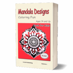 Mandala Designs (Coloring Book) | Book Style Cover