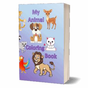 My Animal (Coloring Book) | Book Style Cover