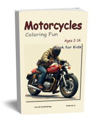 Motorcycles Coloring Book | Cover