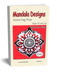 Mandala Designs Coloring Book | Cover