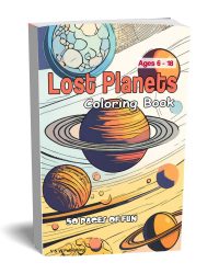 Lost Planets Coloring Book | Cover