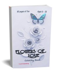 Flowers Of Love Coloring Book | Cover