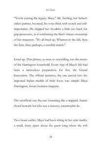 It's Time Short Story | ARC Page