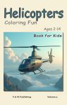 Helicopters Coloring Book | Cover