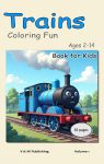 Trains Coloring Book | Cover
