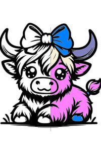 My Highland Cows Coloring Book | Page ARC